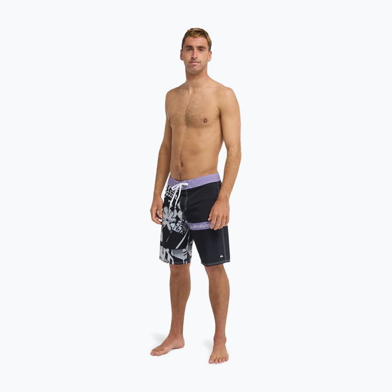 Szorty kąpielowe męskie Quiksilver Surfsilk Straight 20" black block momentum 2