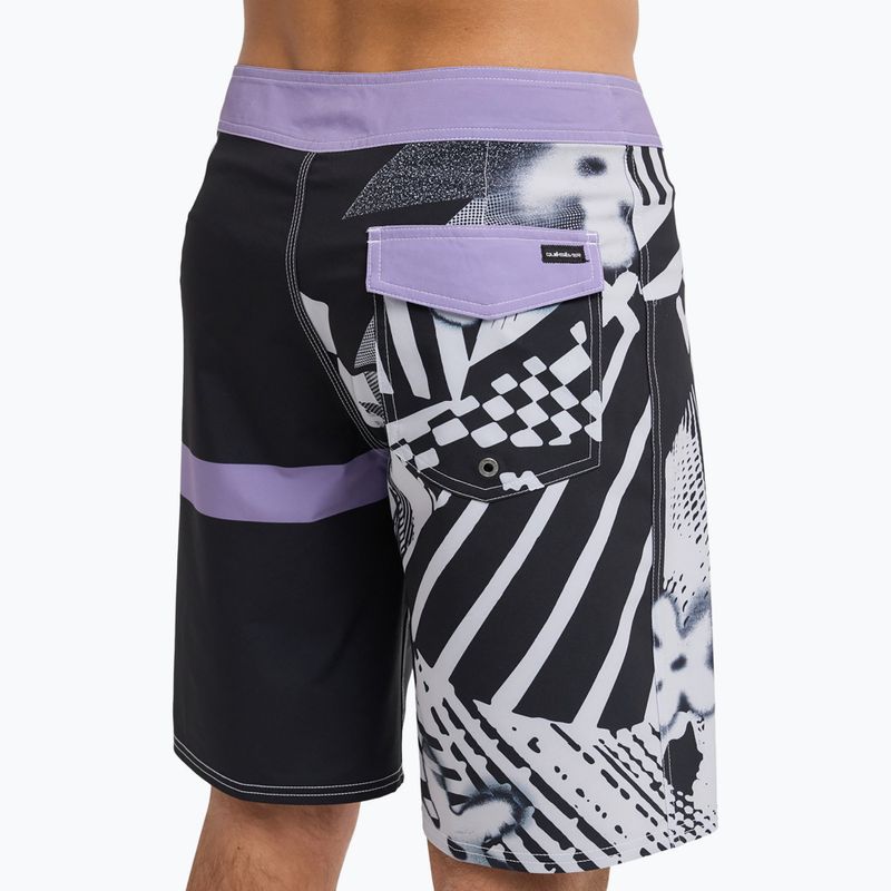 Szorty kąpielowe męskie Quiksilver Surfsilk Straight 20" black block momentum 6