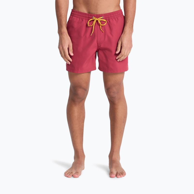 Szorty kąpielowe męskie Quiksilver Everyday Solid Volley 15" burnt russet