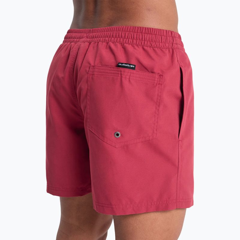 Szorty kąpielowe męskie Quiksilver Everyday Solid Volley 15" burnt russet 6