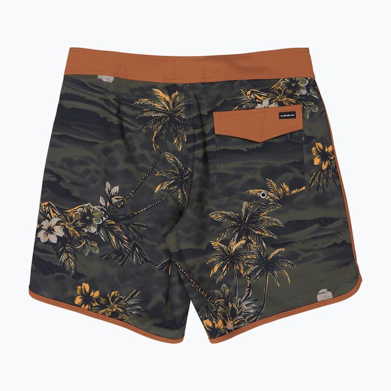 Szorty kąpielowe męskie Quiksilver Surfsilk Scallop 18" black sundown 8