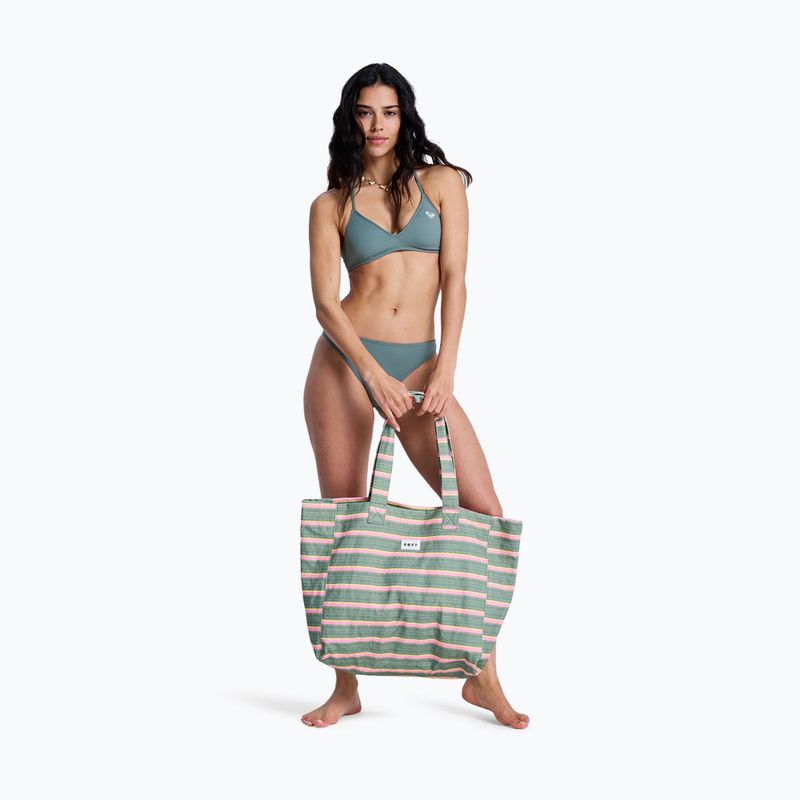 Torebka damska ROXY Anti Bad Vibes oil green say it with stripes 5