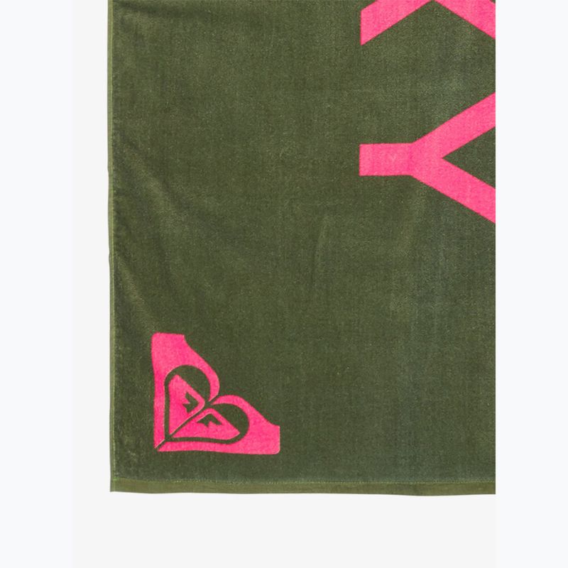 Ręcznik plażowy ROXY Into The Sun oil green 2