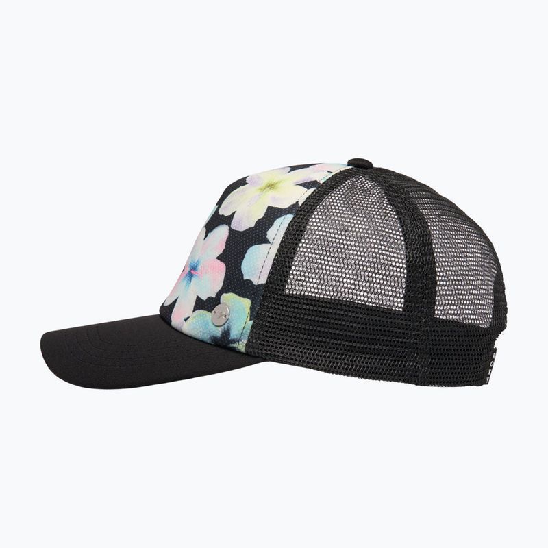 Czapka z daszkiem damska ROXY Beautiful Morning anthracite im fleur real 3