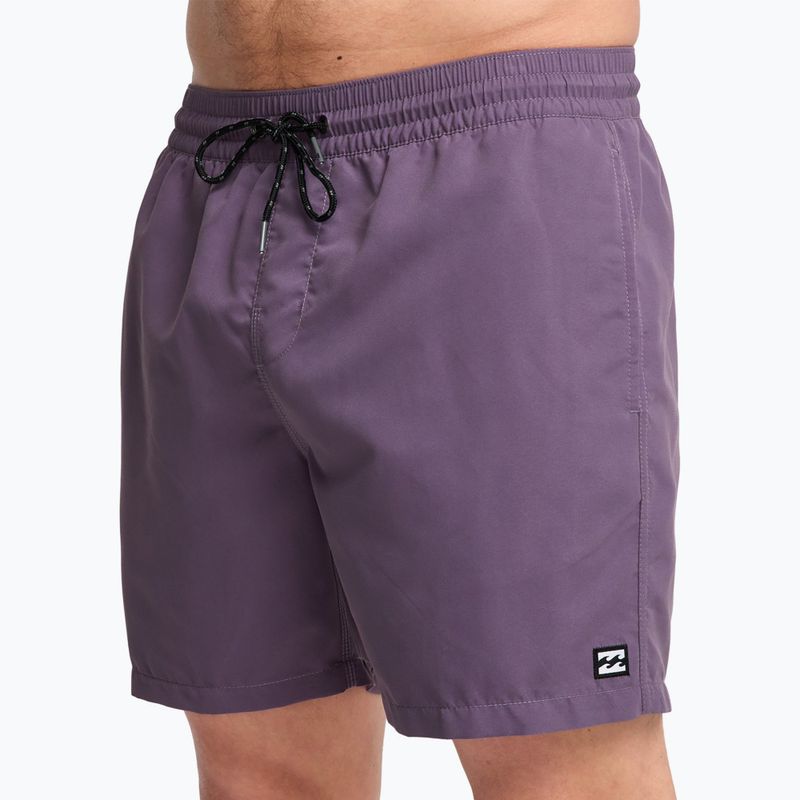 Szorty kąpielowe męskie Billabong All Day Layback dusty grape 5