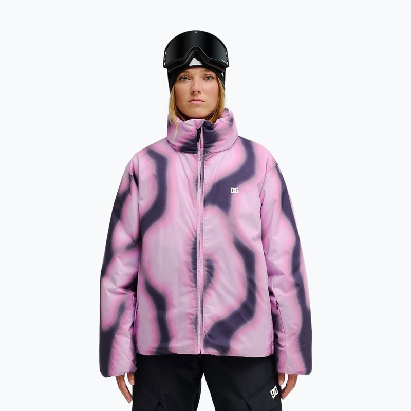 Kurtka snowboardowa damska DC Aura Puffer 10K offscale lilac