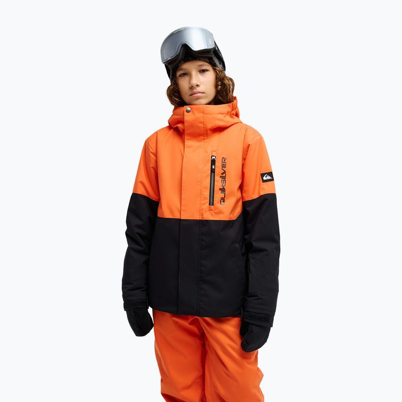 Kurtka snowboardowa dziecięca Quiksilver Titano vermillon