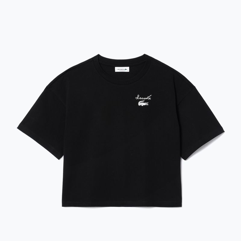 Koszulka damska Lacoste TF2523 black 5