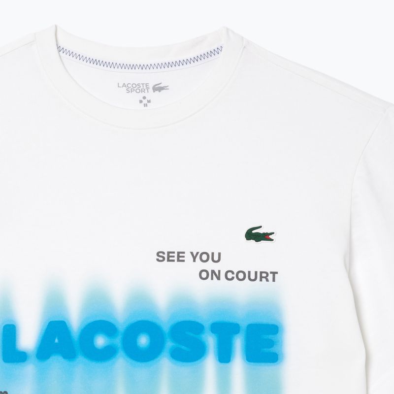 Koszulka tenisowa męska Lacoste TH2617 white 6