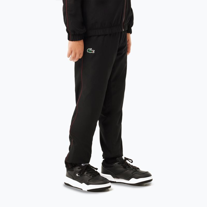Dres dziecięcy Lacoste WJ2450 black/expresso 4