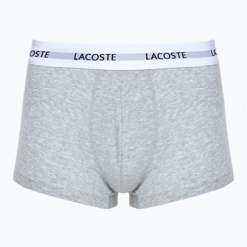 Bokserki męskie Lacoste 5H5150 3 pary black/white/silver chine 3