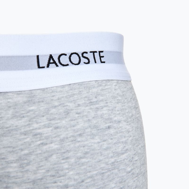 Bokserki męskie Lacoste 5H5150 3 pary black/white/silver chine 6