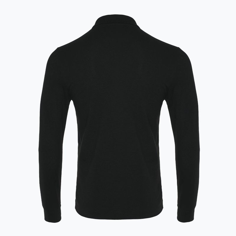 Longsleeve polo męski Lacoste DH5523 black 2