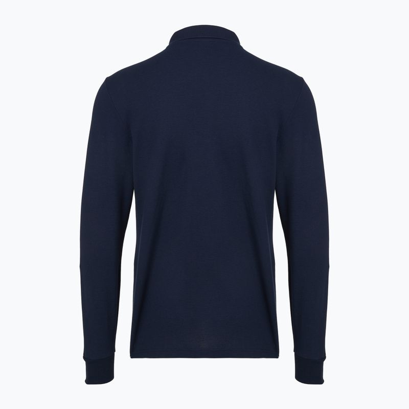 Longsleeve polo męski Lacoste DH5523 navy blue 2