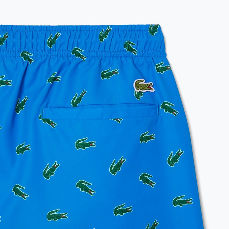 Szorty kąpielowe męskie Lacoste MH7188 gipsy blue/multico 9