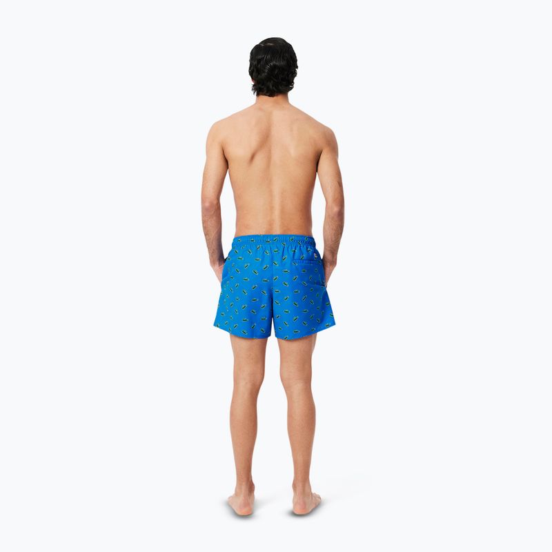 Szorty kąpielowe męskie Lacoste MH7188 gipsy blue/multico 3