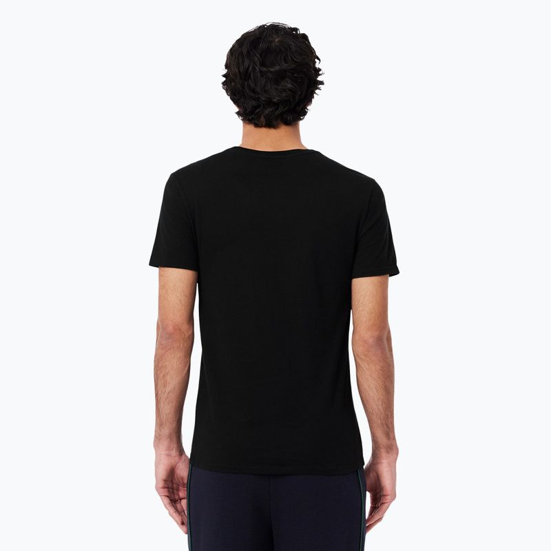 Koszulka męska Lacoste TH9007 3-pak white/silver chine/black 6