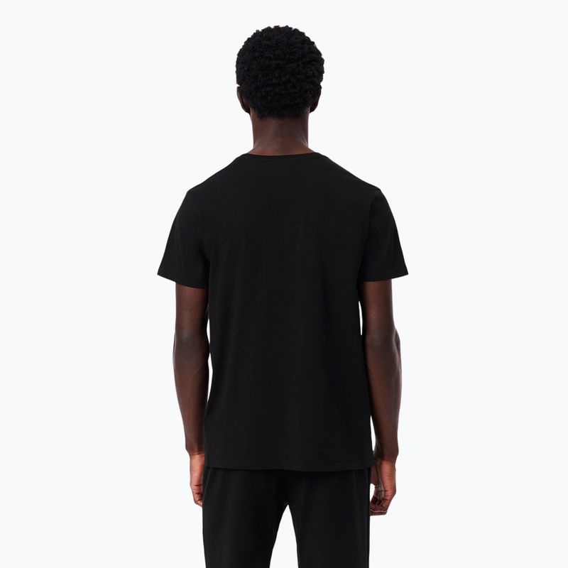 Koszulka męska Lacoste TH9010 3-pak black 4