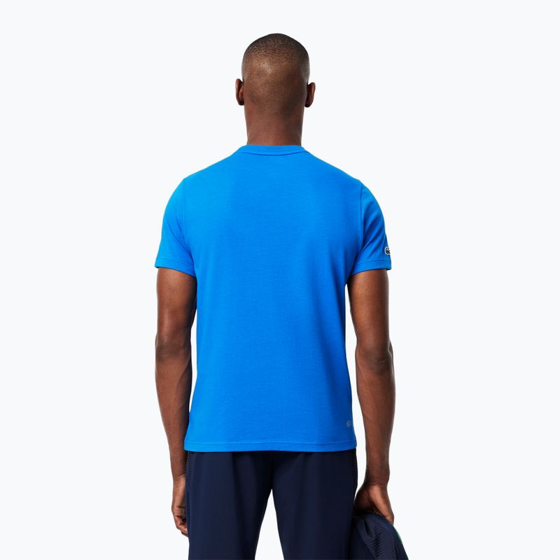 Koszulka tenisowa męska Lacoste TH8970 gipsy blue 3