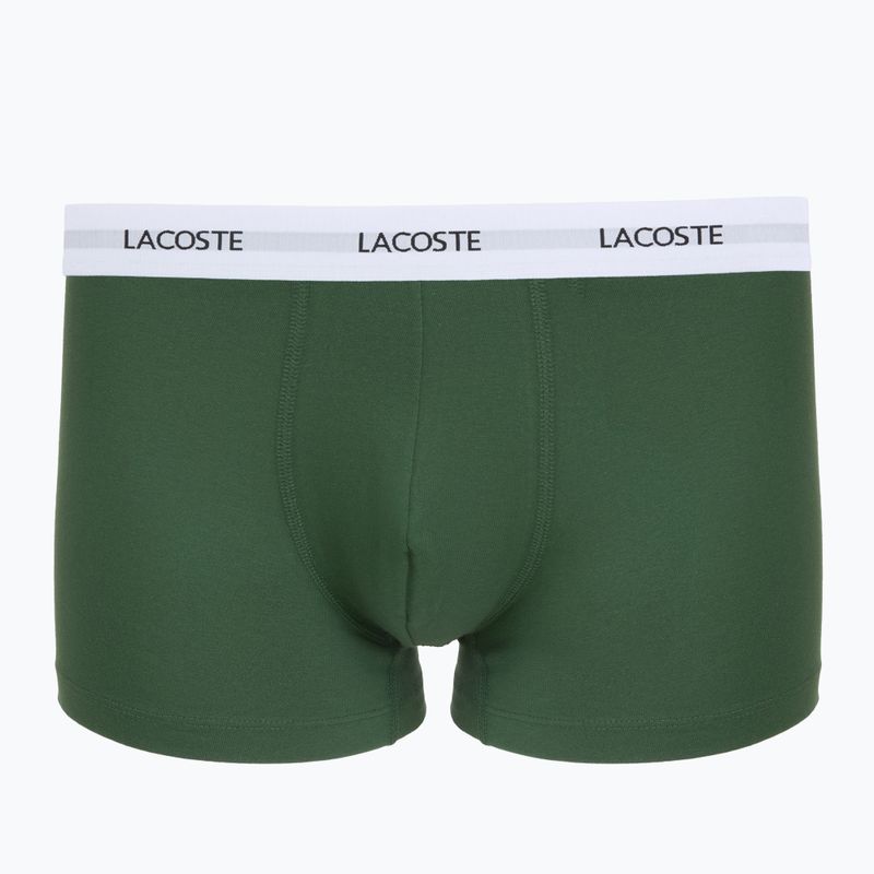 Bokserki męskie Lacoste 5H5150 3 pary black/green/navy blue 2