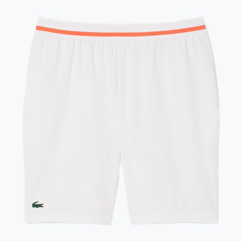 Spodenki tenisowe męskie Lacoste GH7413 white/mango tree red 3