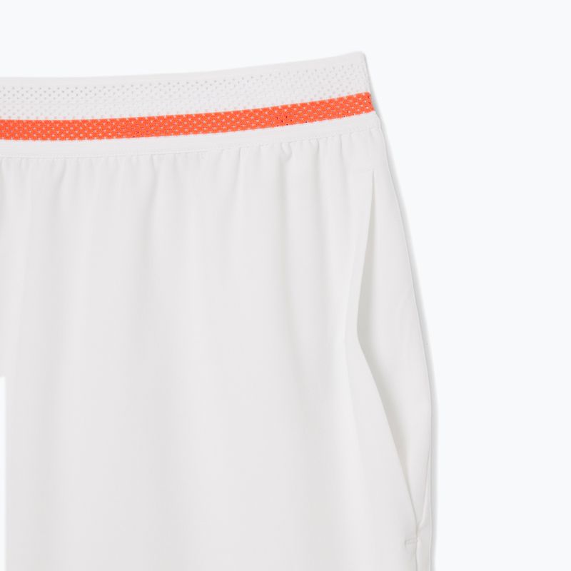 Spodenki tenisowe męskie Lacoste GH7413 white/mango tree red 6