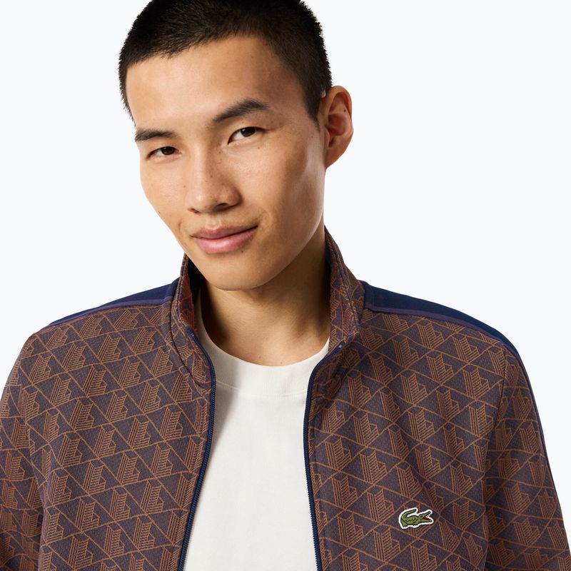 Bluza męska Lacoste SH1368 velvet/date brown 4