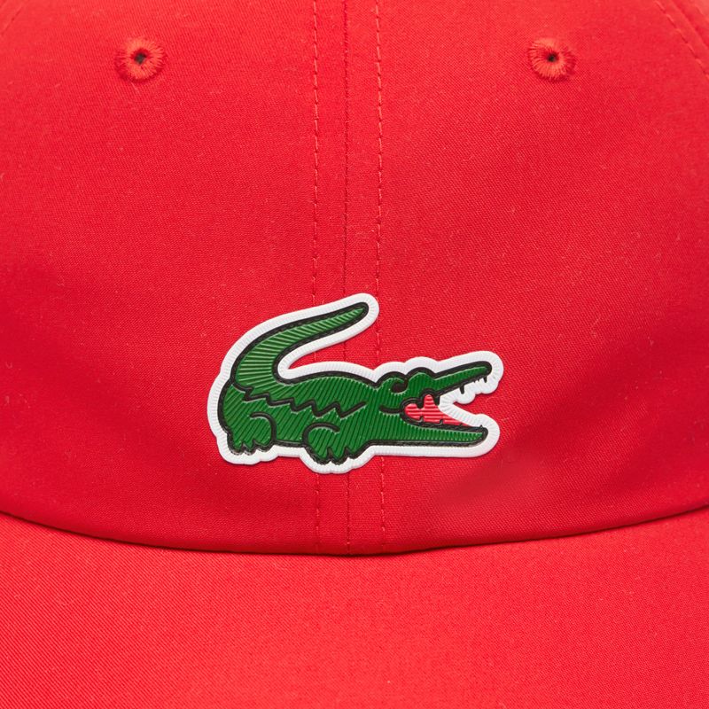 Czapka z daszkiem Lacoste RK2450 red 4