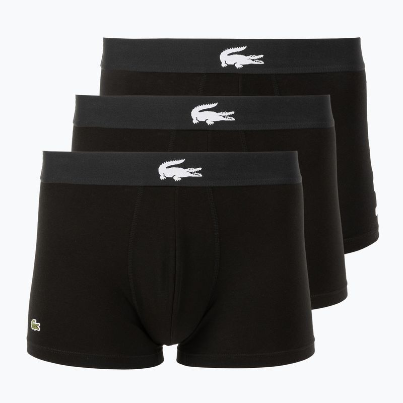 Bokserki męskie Lacoste 5H1291 3 pary black/white/black/black