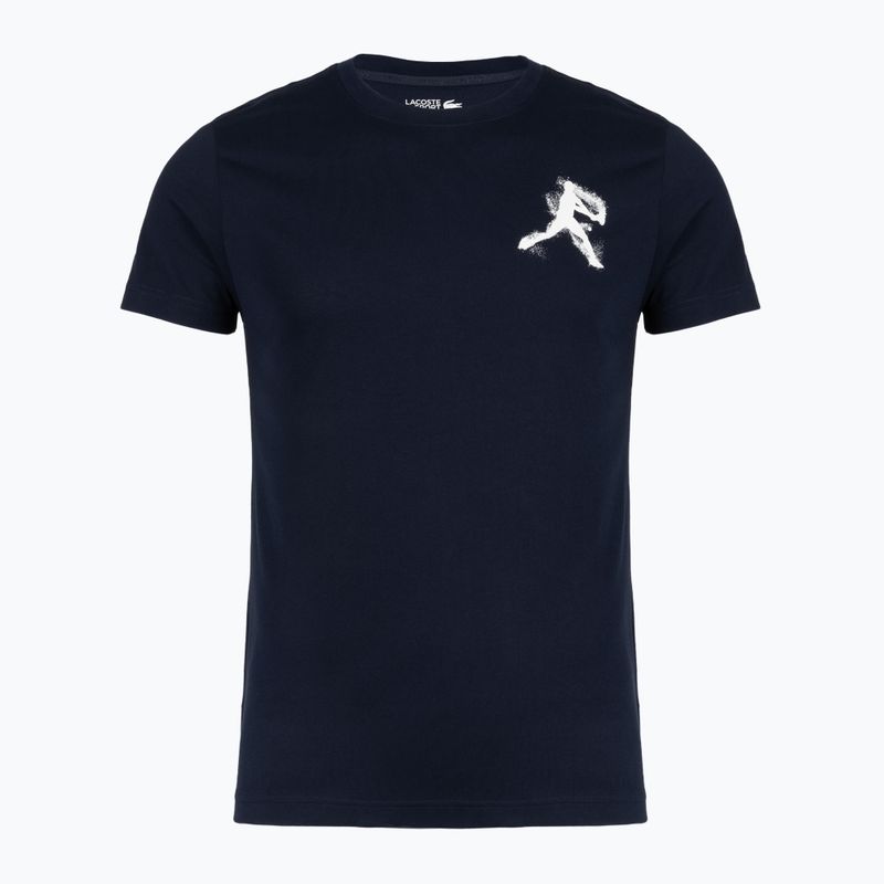 Koszulka męska + czapka Lacoste TH1044 navy blue/white 2