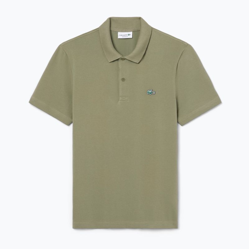 Koszulka polo męska Lacoste Polo DH5138 khaki 3