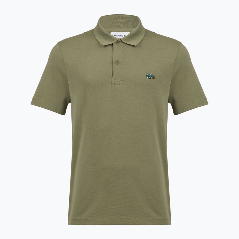 Koszulka polo męska Lacoste Polo DH5138 khaki 5