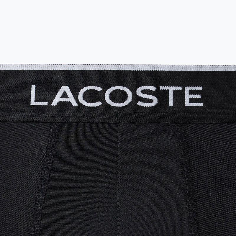 Bokserki męskie Lacoste 5H3202 Microfibra Negro 3 pack black 2