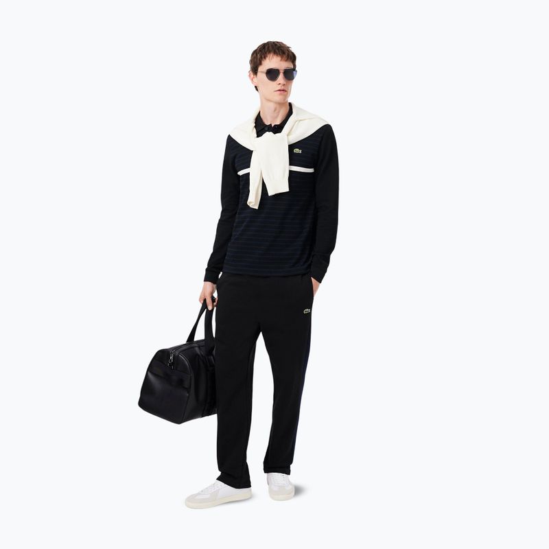 Longsleeve polo męski Lacoste Polo PH9776 black/navy blue 2