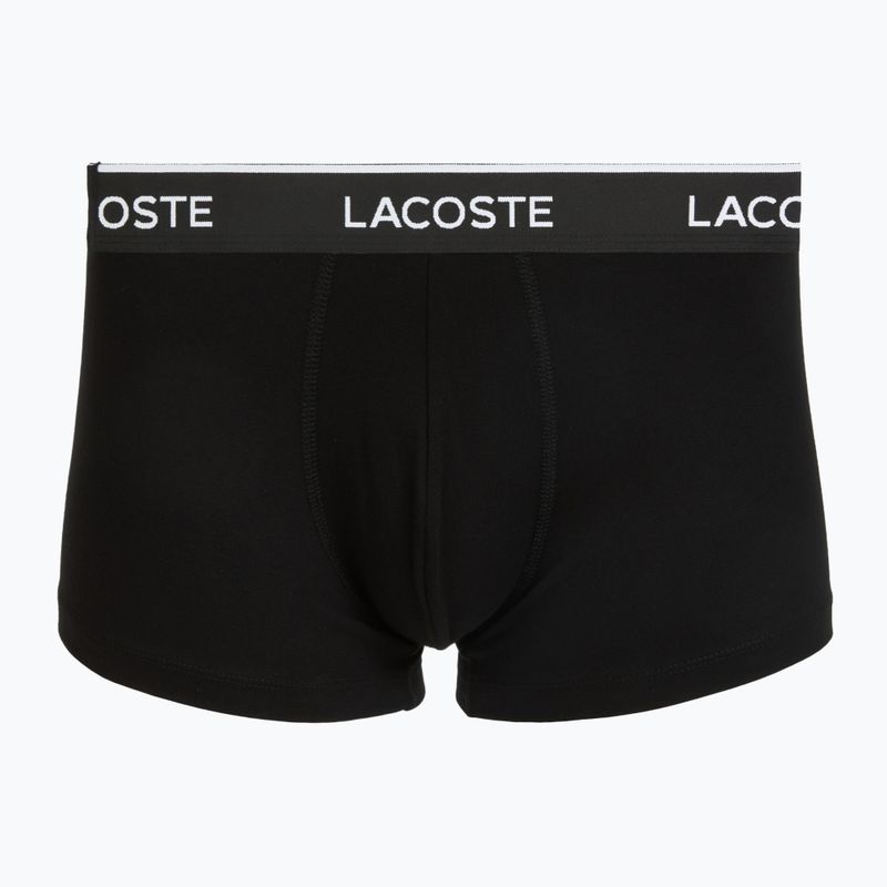 Bokserki męskie Lacoste 5H1300 3 pack black/green 3