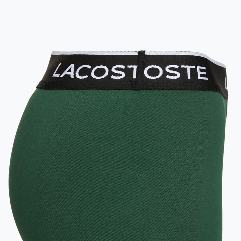 Bokserki męskie Lacoste 5H1300 3 pack black/green 5