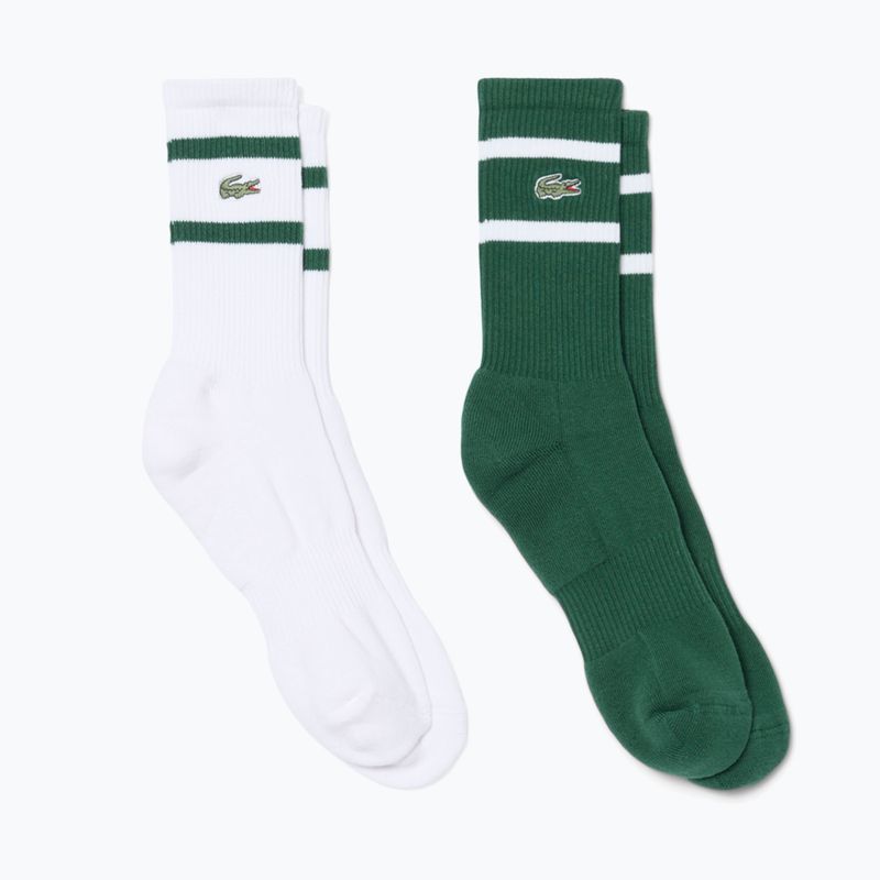 Skarpety Lacoste RA9189 Ankle 3-pak green/white 7