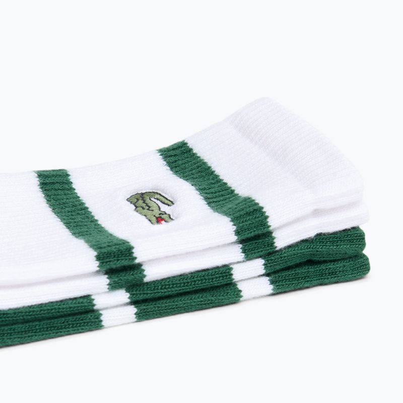 Skarpety Lacoste RA9189 Ankle 3-pak green/white 8