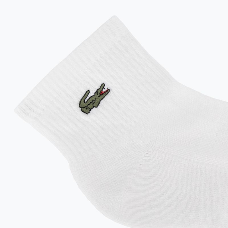 Skarpety Lacoste RA9182 Ankle 3-pak white 3