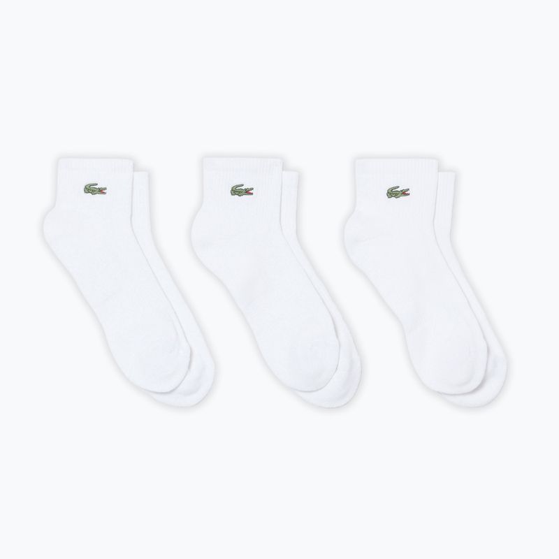 Skarpety Lacoste RA9182 Ankle 3-pak white 5