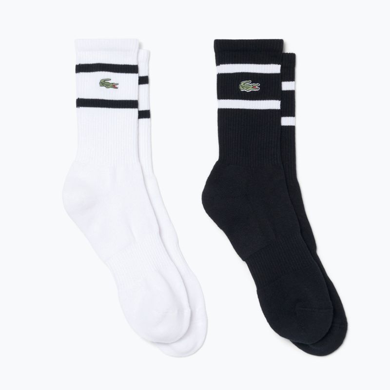 Skarpety Lacoste RA9189 Ankle 3-pak black/white 7
