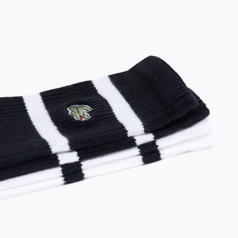 Skarpety Lacoste RA9189 Ankle 3-pak black/white 8