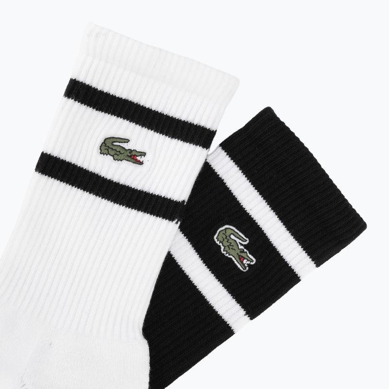 Skarpety Lacoste RA9189 Ankle 3-pak black/white 5