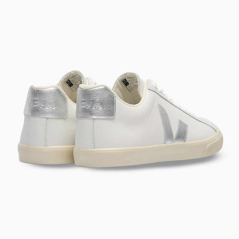 Buty damskie VEJA Esplar Logo Leather extra white/silver 10