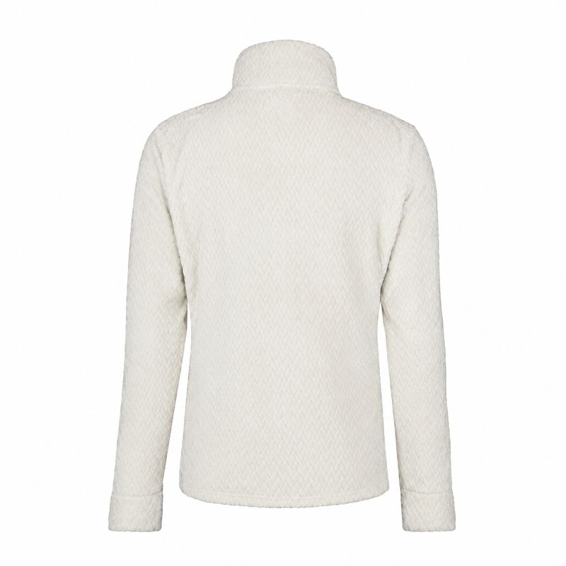 Bluza polarowa damska Aulp Becco Coral Fleece white 1 4