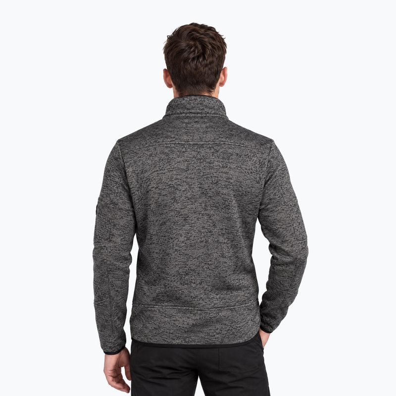Bluza polarowa męska Aulp Navoy Melanged Knit anthracite 1 2