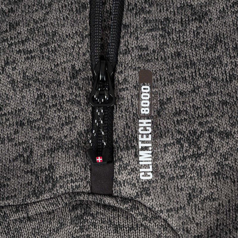 Bluza polarowa męska Aulp Navoy Melanged Knit anthracite 1 8