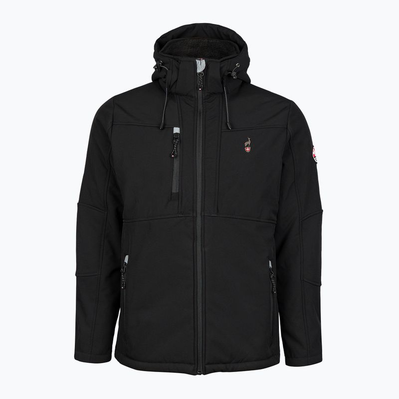 Kurtka softshell męska Aulp Nemev Softshell black 1 3