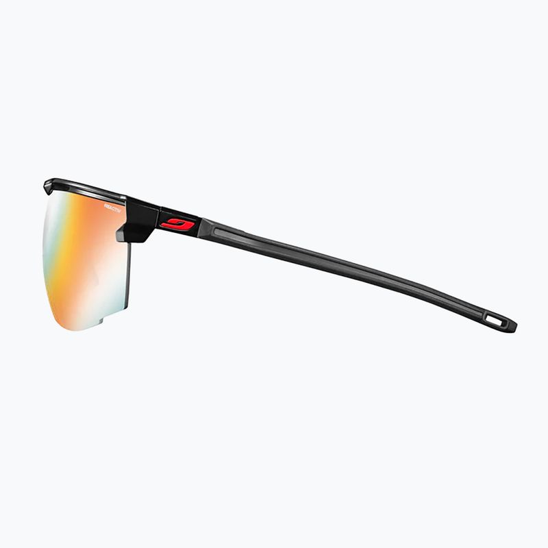 Okulary przeciwsłoneczne Julbo Ultimate Reactiv Light Amplifier matt black/red/multilayer red 3