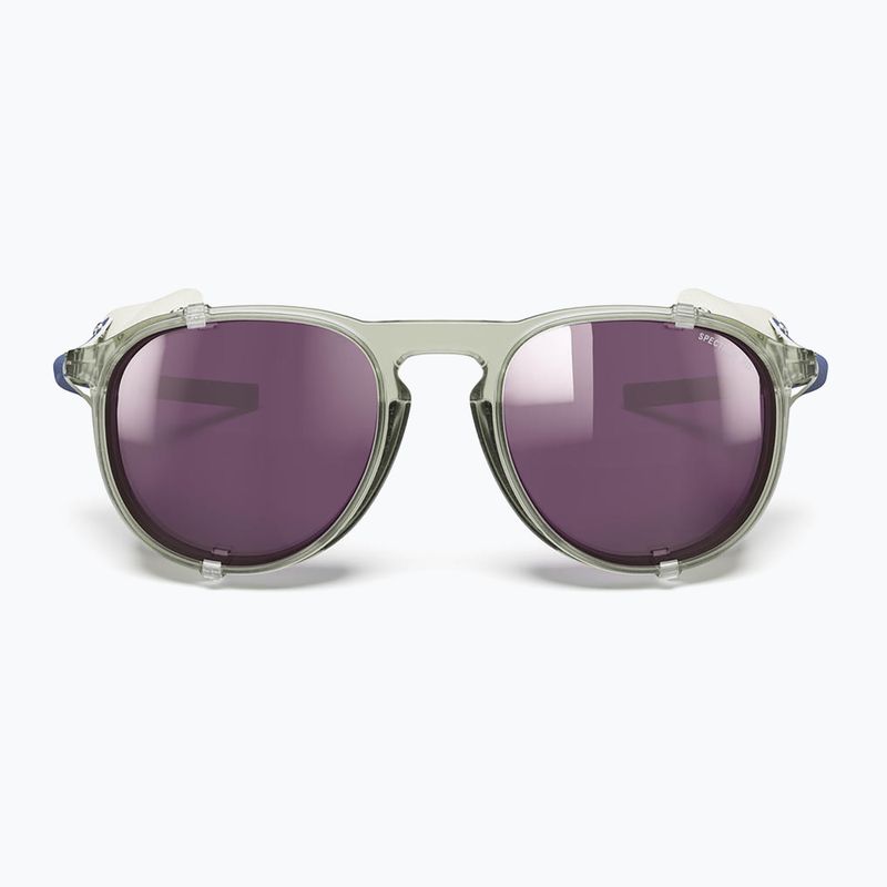 Okulary przeciwsłoneczne Julbo Millenium Polarized HD shiny trans army green/white/blue 2